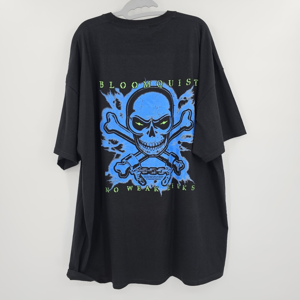 Scott Bloomquist T-Shirt 3XL Blue Lightning #0 No Weak Links Black - Picture 3 of 9